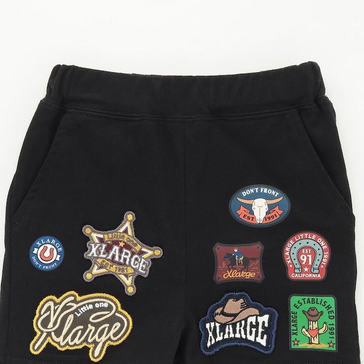 日本童裝 XLARGE KIDS 貼布徽章短褲 80-140cm 男童款 夏季 PANTS