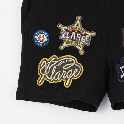 日本童裝 XLARGE KIDS 貼布徽章短褲 80-140cm 男童款 夏季 PANTS