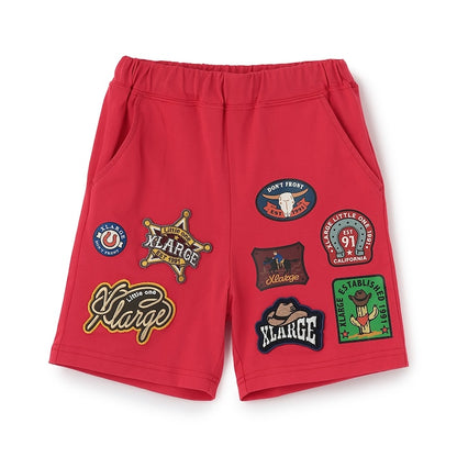 日本童裝 XLARGE KIDS 貼布徽章短褲 80-140cm 男童款 夏季 PANTS
