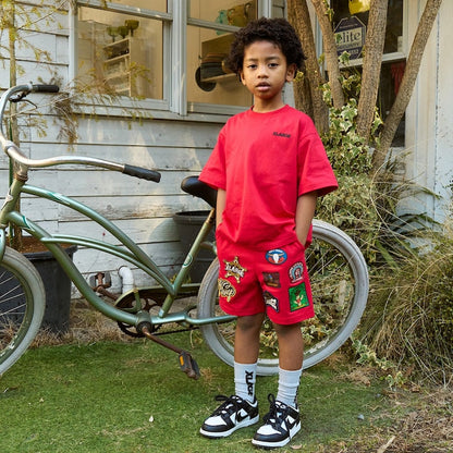 日本童裝 XLARGE KIDS 貼布徽章短褲 80-140cm 男童款 夏季 PANTS