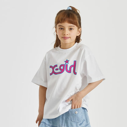 日本童裝 X-girl Stages 印花短袖上衣 80-140cm 男童款 夏季 TOPS