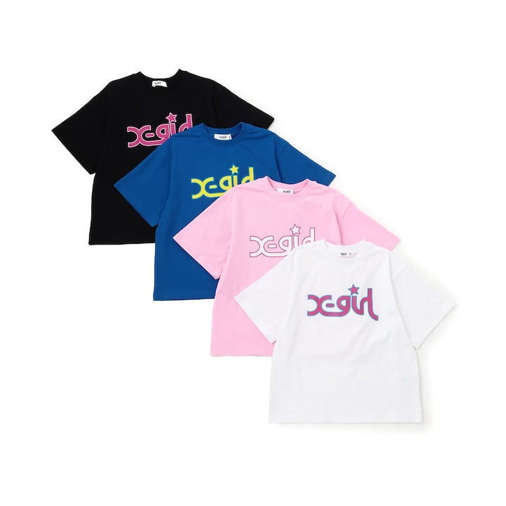 日本童裝 X-girl Stages 印花短袖上衣 80-140cm 男童款 夏季 TOPS