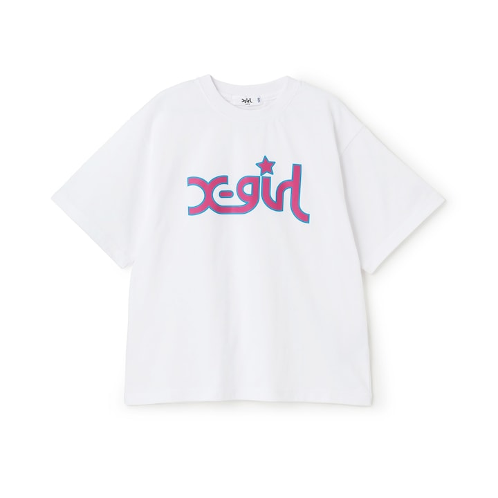 日本童裝 X-girl Stages 印花短袖上衣 80-140cm 男童款 夏季 TOPS