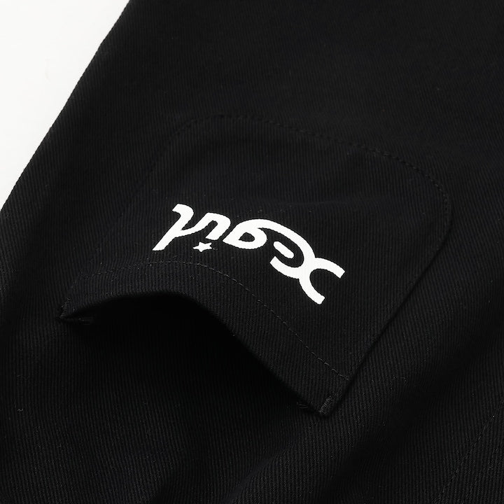 日本童裝 X-girl Stages 徽章摺疊短褲 100-140cm 女童款 夏季 PANTS