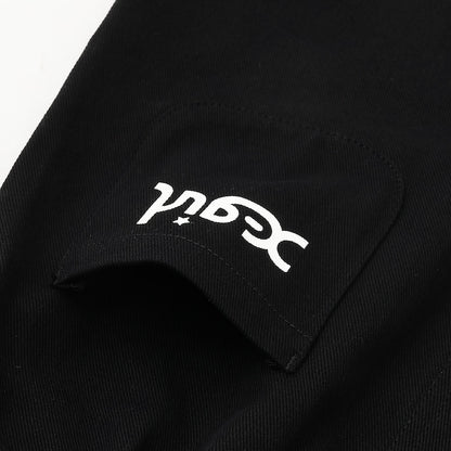 日本童裝 X-girl Stages 徽章摺疊短褲 100-140cm 女童款 夏季 PANTS