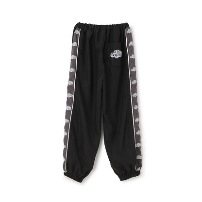 日本童裝 X-girl Stages 接觸冷感 側邊印花長褲 90-140cm 女童款 夏季 PANTS