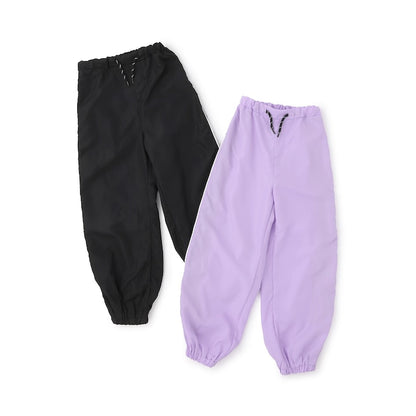 日本童裝 X-girl Stages 接觸冷感 側邊印花長褲 90-140cm 女童款 夏季 PANTS