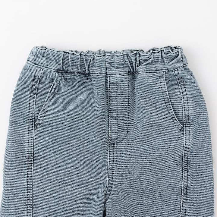 日本童裝 X-girl Stages 鑲鑽Logo喇叭牛仔長褲 90-140cm 女童款 夏季 PANTS