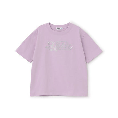 日本童裝 X-girl Stages 水鑽Logo短袖上衣 90-140cm 女童款 夏季 TOPS