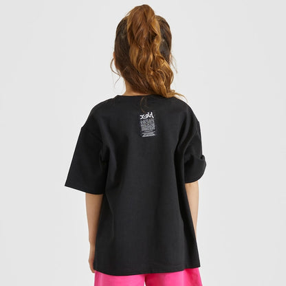 日本童裝 X-girl Stages 水鑽Logo短袖上衣 90-140cm 女童款 夏季 TOPS