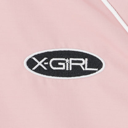 日本童裝 X-girl Stages 防水系列 肩部印花外套 90-140cm 女童款 夏季 OUTERWEAR