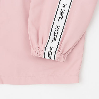 日本童裝 X-girl Stages 防水系列 肩部印花外套 90-140cm 女童款 夏季 OUTERWEAR
