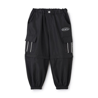日本童裝 X-girl Stages 防水系列 工裝長褲可變短褲 90-140cm 女童款 夏季 PANTS
