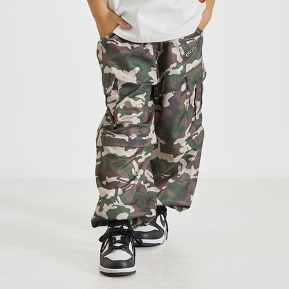 日本童裝 X-girl Stages 防水系列 工裝長褲可變短褲 90-140cm 女童款 夏季 PANTS