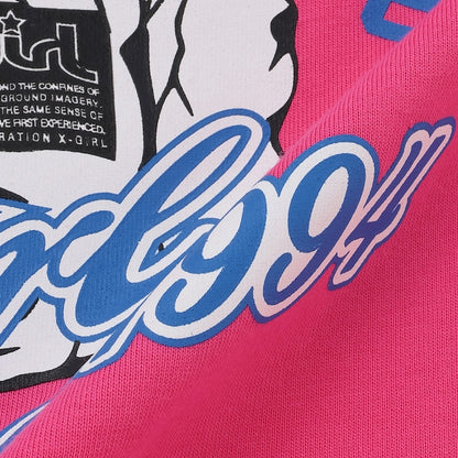 日本童裝 X-girl Stages 插畫印花短袖上衣 90-140cm 女童款 夏季 TOPS