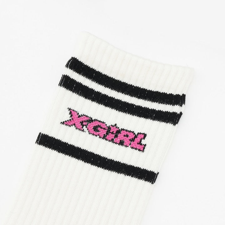 日本直送 X-girl Stages 襪一對 13-21cm 襪系列