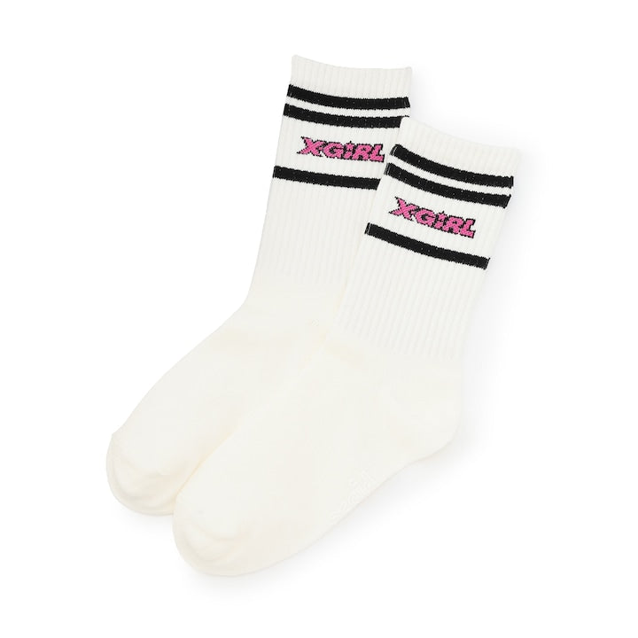 日本直送 X-girl Stages 襪一對 13-21cm 襪系列