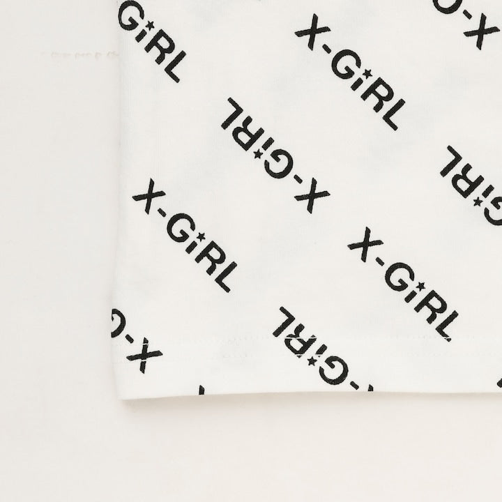 日本童裝 X-girl Stages Logo上衣及背心兩件套裝 90-140cm 女童款 夏季 TOPS