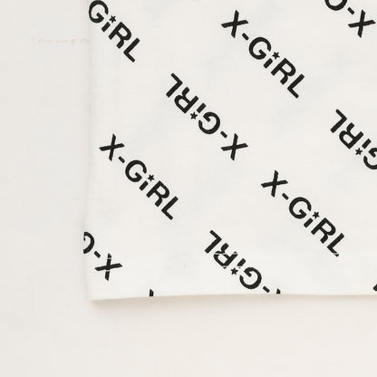 日本童裝 X-girl Stages Logo上衣及背心兩件套裝 90-140cm 女童款 夏季 TOPS