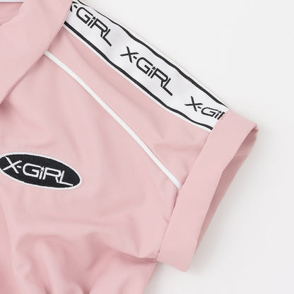 日本童裝 X-girl Stages 防水系列 工裝收腰連身裙 90-140cm 女童款 夏季 DRESSES