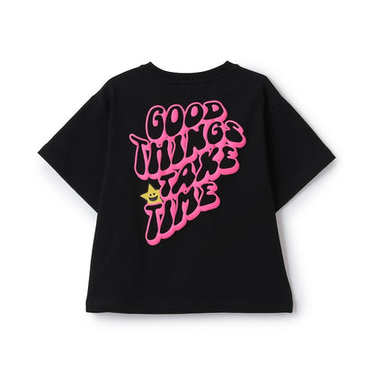 日本童裝 X-girl Stages 背面印花短袖上衣 80-140cm 女童款 夏季 TOPS