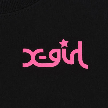 日本童裝 X-girl Stages 背面印花短袖上衣 80-140cm 女童款 夏季 TOPS