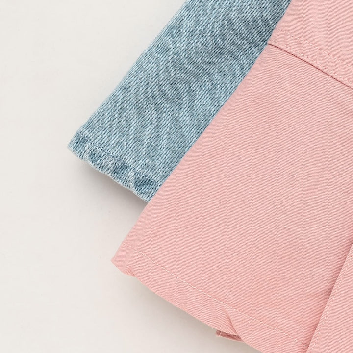 日本童裝 X-girl Stages 後背logo百焦裙 100-140cm 女童款 夏季 SKIRTS