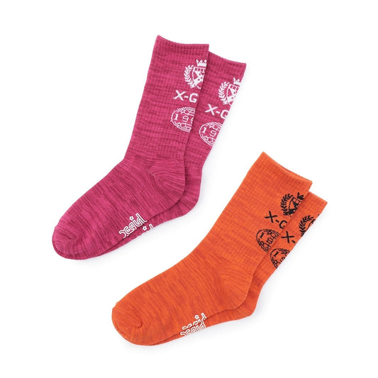 日本直送 X-girl Stages 襪一對 17-21cm 襪系列