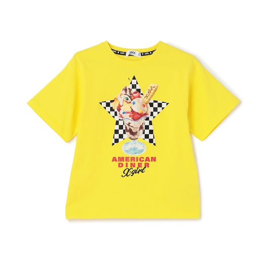 日本童裝 X-girl Stages 芭菲印花上衣 110-140cm 女童款 夏季 TOPS