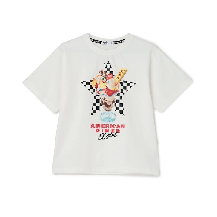 日本童裝 X-girl Stages 芭菲印花上衣 110-140cm 女童款 夏季 TOPS