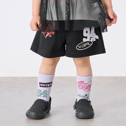 日本童裝 X-girl Stages 印花短褲 80-140cm 女童款 夏季 PANTS