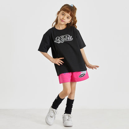 日本童裝 X-girl Stages 印花短褲 80-140cm 女童款 夏季 PANTS