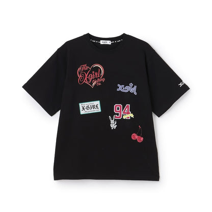 日本童裝 X-girl Stages 印花短袖上衣 80-140cm 女童款 夏季 TOPS