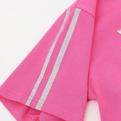 日本童裝 X-girl Stages 亮片刺繡連身裙 90-140cm 女童款 夏季 DRESSES