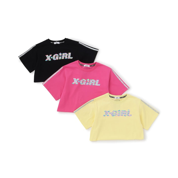 日本童裝 X-girl Stages 亮片刺繡連身裙 90-140cm 女童款 夏季 DRESSES
