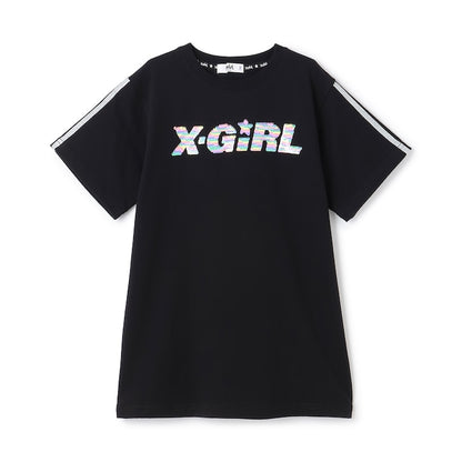 日本童裝 X-girl Stages 亮片刺繡連身裙 90-140cm 女童款 夏季 DRESSES