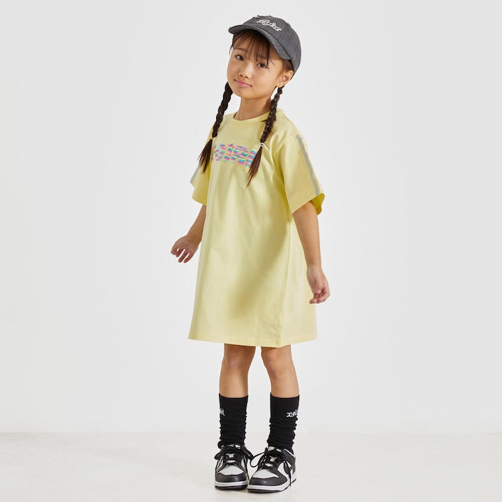 日本童裝 X-girl Stages 亮片刺繡連身裙 90-140cm 女童款 夏季 DRESSES