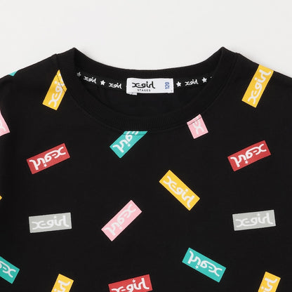 日本童裝 X-girl Stages 上衣網眼短褲兩件套裝 90-140cm 女童款 夏季 TOPS PANTS