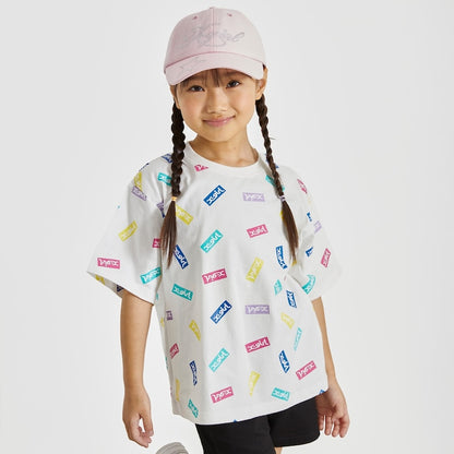 日本童裝 X-girl Stages 上衣網眼短褲兩件套裝 90-140cm 女童款 夏季 TOPS PANTS