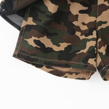 日本童裝 X-girl Stages 荷葉邊網眼分層短褲 100-140cm 女童款 夏季 PANTS