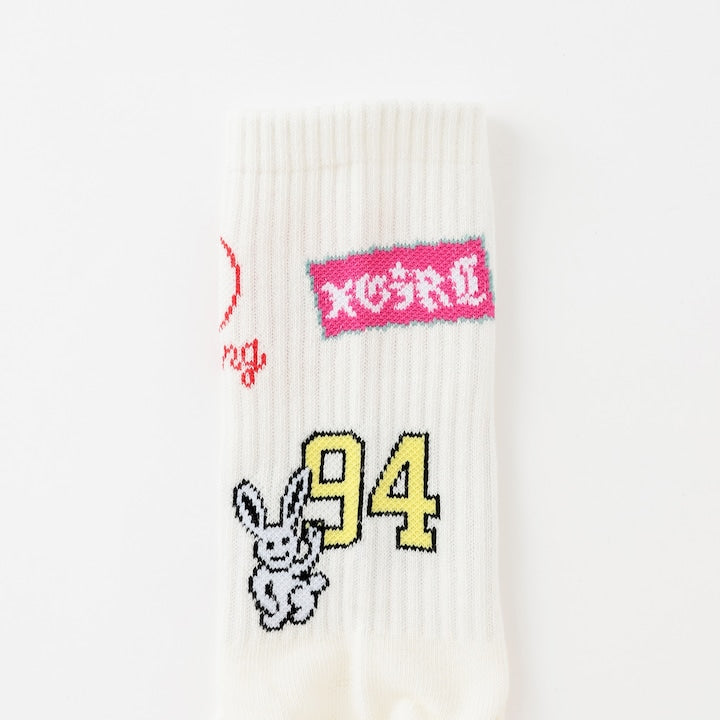 日本直送 X-girl Stages 襪一對 13-21cm 襪系列