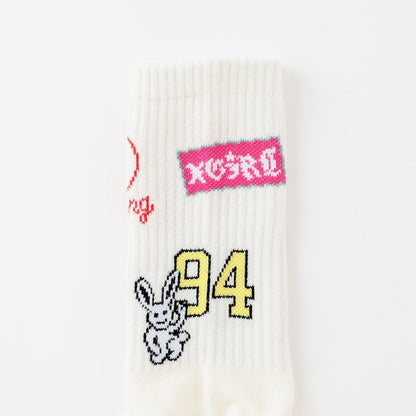 日本直送 X-girl Stages 襪一對 13-21cm 襪系列