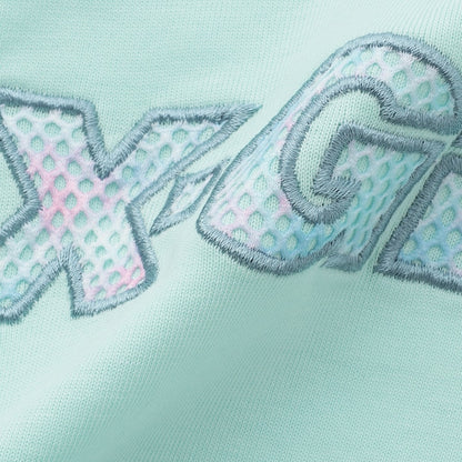 日本童裝 X-girl Stages 防UV 花紋網眼印花上衣 90-140cm 女童款 夏季 TOPS