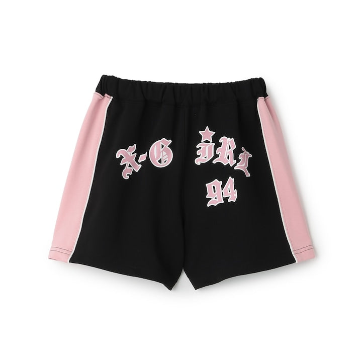 日本童裝 X-girl Stages 印花運動短褲 90-140cm 女童款 夏季 PANTS