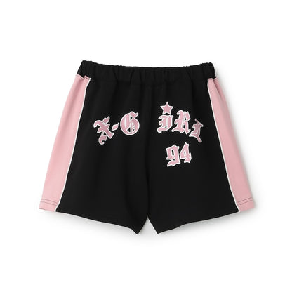 日本童裝 X-girl Stages 印花運動短褲 90-140cm 女童款 夏季 PANTS