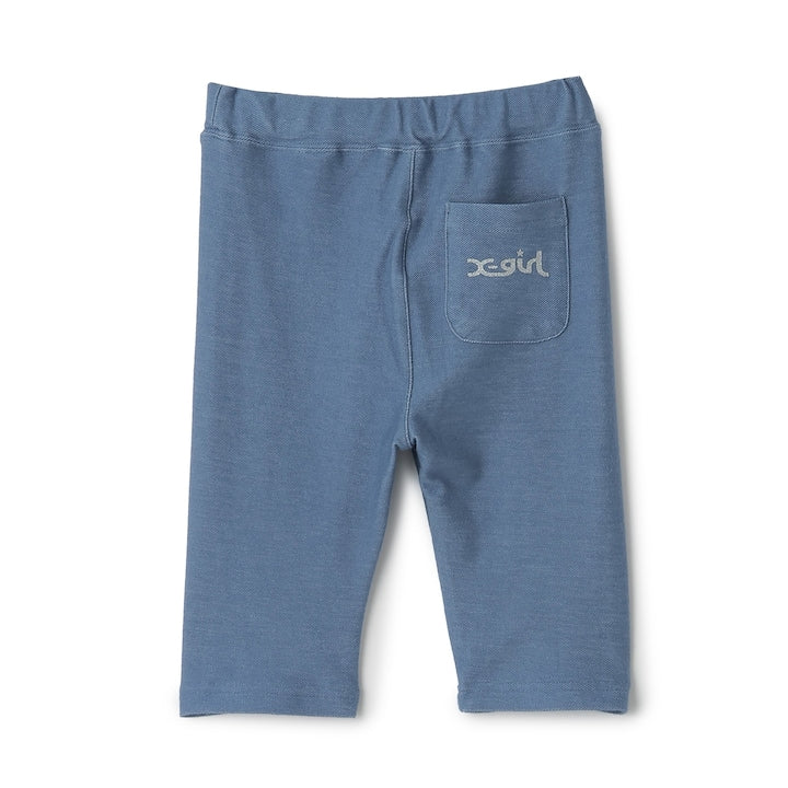 日本童裝 X-girl Stages 印花5分長緊身褲 80-140cm 女童款 夏季 PANTS