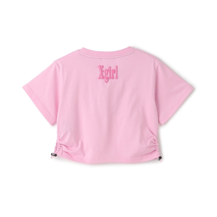 日本童裝 X-girl Stages 防UV 接觸冷感 泡沫印花上衣 90-140cm 女童款 夏季 TOPS