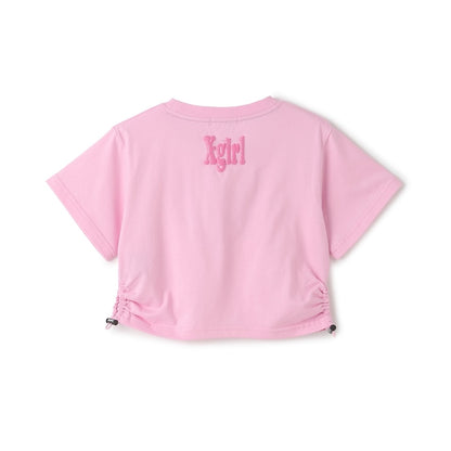 日本童裝 X-girl Stages 防UV 接觸冷感 泡沫印花上衣 90-140cm 女童款 夏季 TOPS