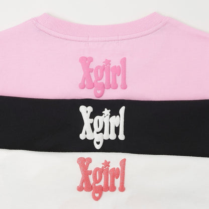 日本童裝 X-girl Stages 防UV 接觸冷感 泡沫印花上衣 90-140cm 女童款 夏季 TOPS