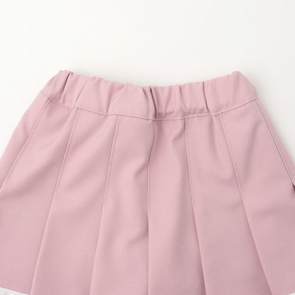 日本童裝 X-girl Stages logo上衣百摺裙套裝 90-140cm 女童款 夏季 TOPS SKIRTS